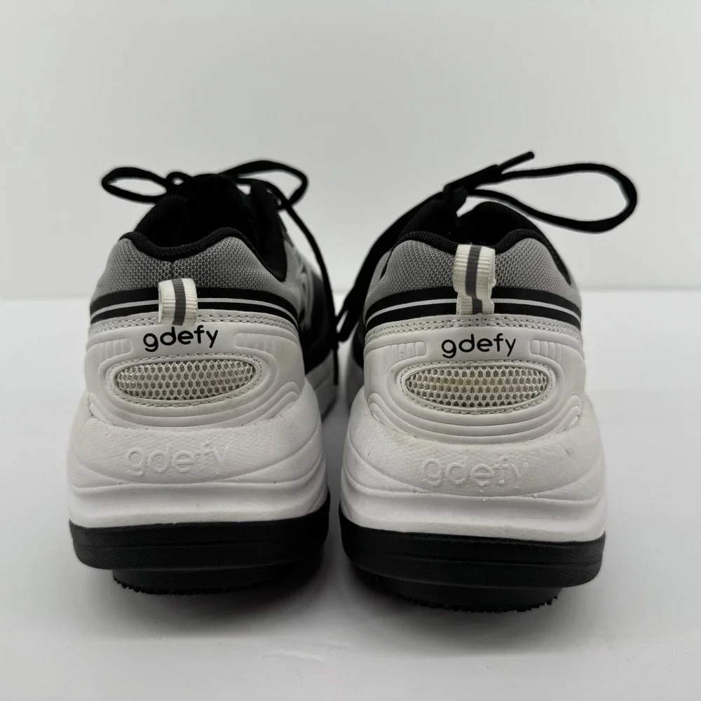 GDEFY Women's 8 TB9022FWL-XW Walking Shoes Black White EUR 39 Comfort Athletic
